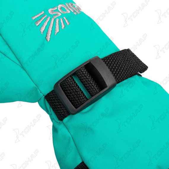 Варежки женские ZABAVA, AQUA GREEN/BLACK Helios