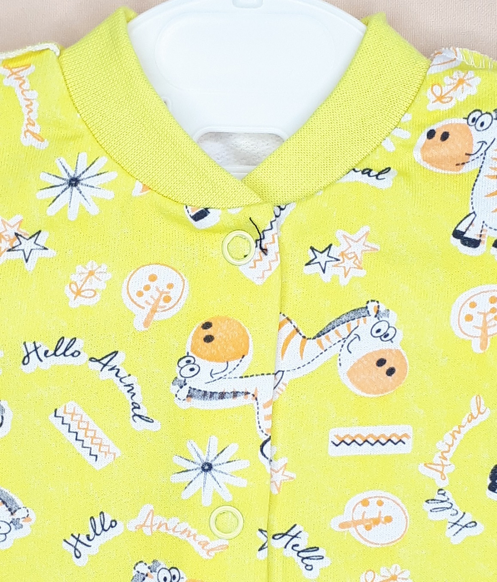 Боди Зебра (жёлтый)