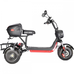 Электроскутер CityCoco WHITE SIBERIA TRIKE MINI 1500W Черный
