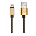 Кабель 1m USB/Micro 3A UM01G Ubik gold