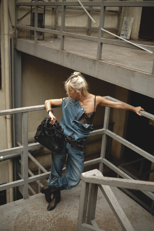 Upcycling комбинезон объемный