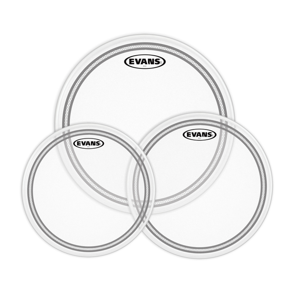 ETP-EC2SCTD-S EC2 Standard Набор пластика для том барабана, с покрытием 12"/13"/16", Evans