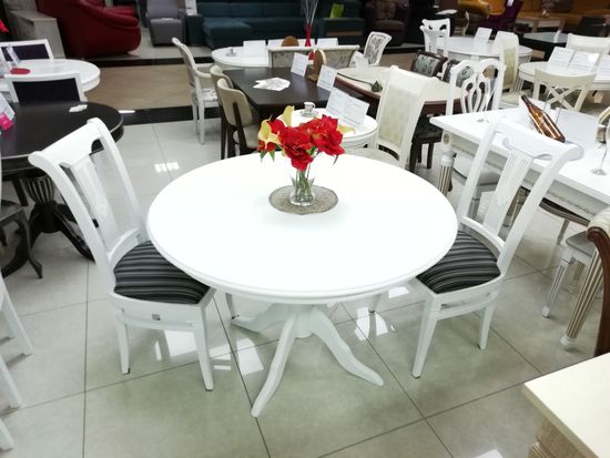 Стол Эдельвейс К 1000 (дуб/тон Венге)