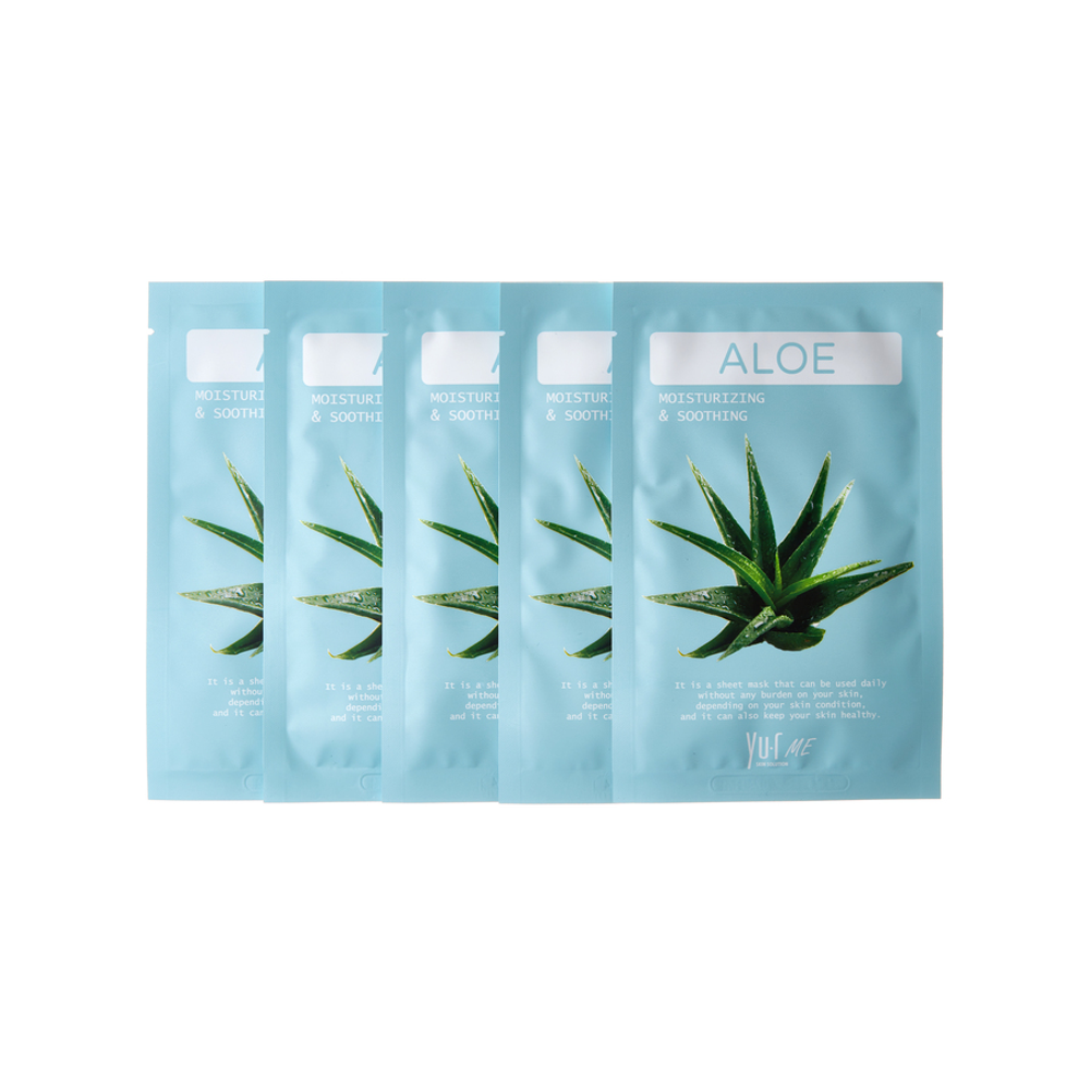YU.R ME Тканевая маска для лица с экстрактом алоэ | YU.R ME Aloe Sheet Mask