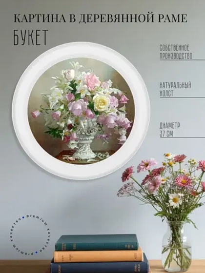 Картина на стену интерьерная на холсте 37 см