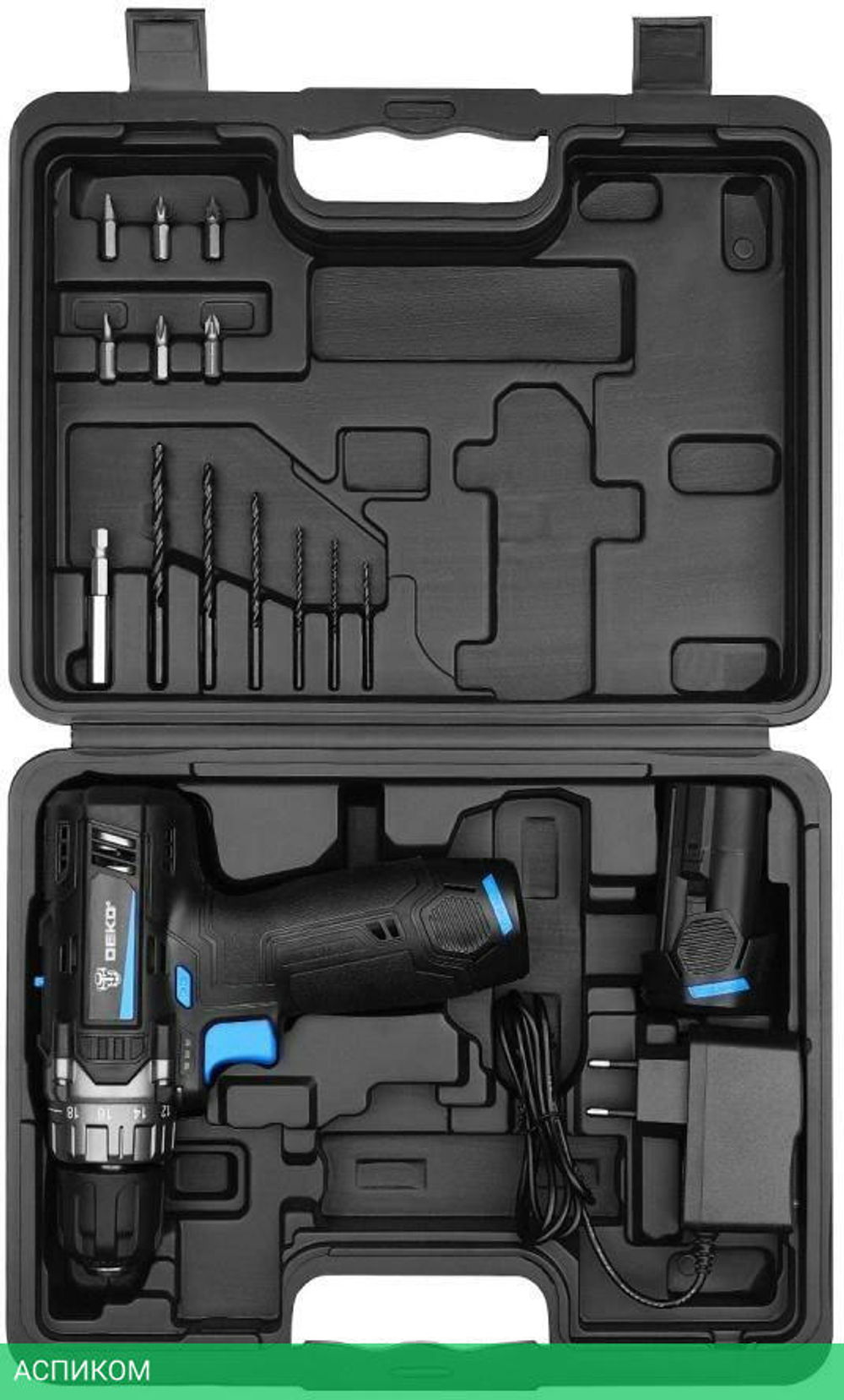 Дрель-шуруповерт Deko DKCD12V Pro (083-1007)