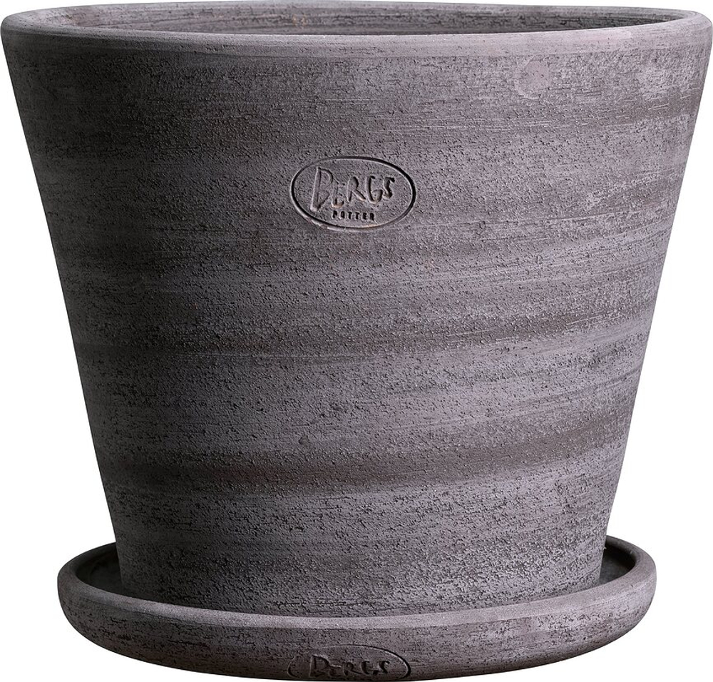 Горшок Bergs Potter Julie Rustic, керамика, 40 см, серый
