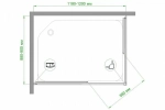 Душевой уголок Royal Bath RB9120HPD-C 120х90 матовый