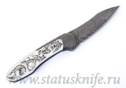 Нож Чебуркова "Русский Scrimshaw" FULL CUSTOMфотография - 4