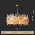 Люстра 8848-80 gold