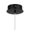 SL6130.403.15 Светильник подвесной ST-Luce Черный/Белый, Дымчатый LED 1*16W 3000K ICE