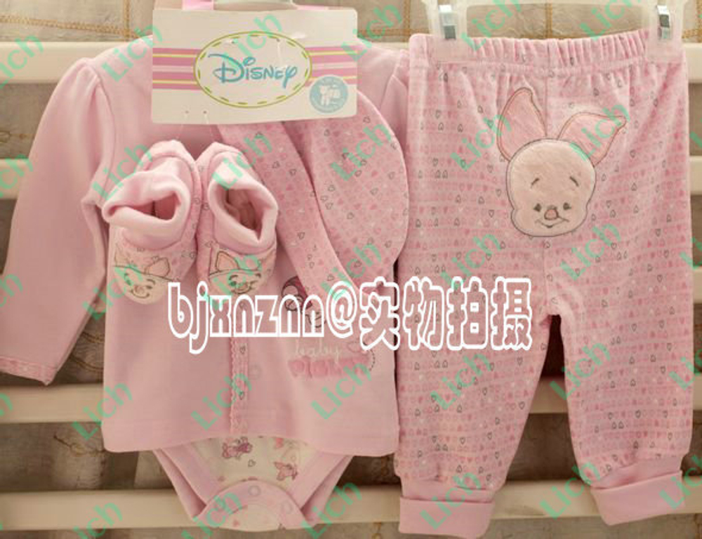 Комплект для новорожденных из 5-ти вещей с Пятачком