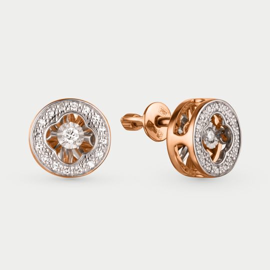 Серьги с брилл