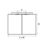 Накладной светильник Rettango Lightstar 052087