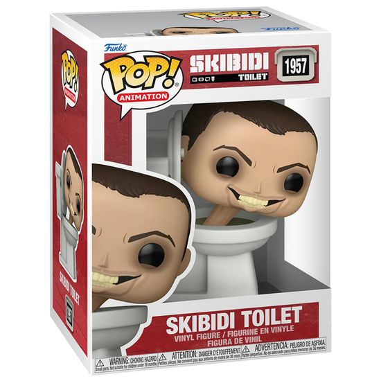 Фигурка Funko POP! Animation Skibidi Toilet Skibidi Toilet (1957) 88836 / Фигурка Фанко ПОП! по мотивам анимационного веб-сериала "Skibidi Toilet", Скибиди Туалет