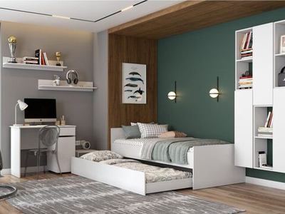 Детская Токио вариант 1 Белый текстурный