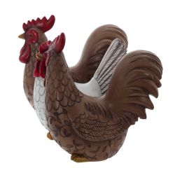 GAEM Фигурка декоративная "Курица с петухами", L22 W15 H15 см