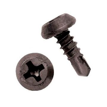 Саморез п/цил.гол. сверло оксидированный