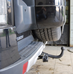 Фаркоп для Mitsubishi Pajero 2000-2020. Тип шара: A. Нагрузки: 2000/100 кг, MI 26