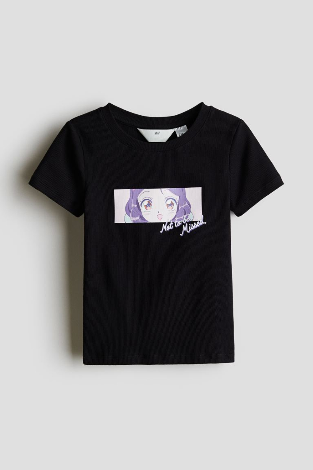 H&M Футболка с принтом, черный