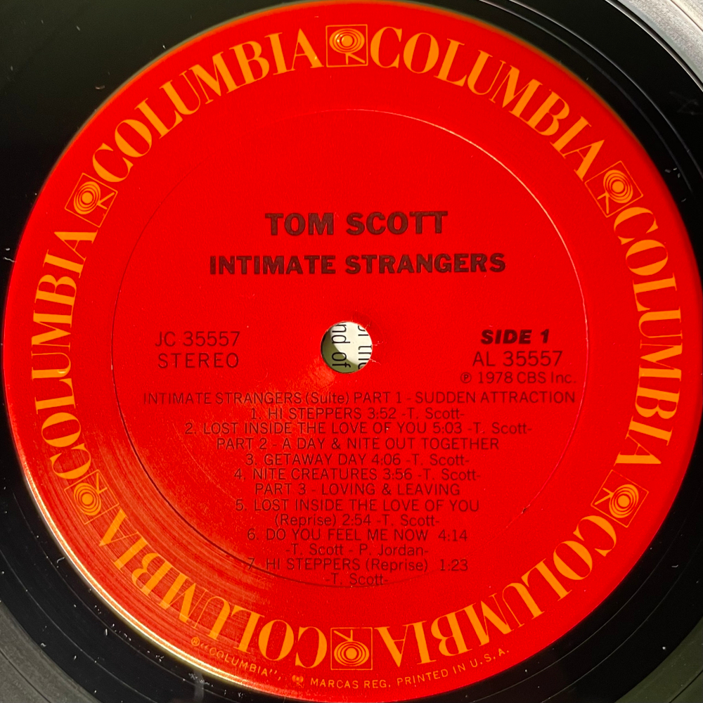 Tom Scott ‎– Intimate Strangers (США 1978г.)