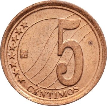 5 сентимо 2009 Венесуэла