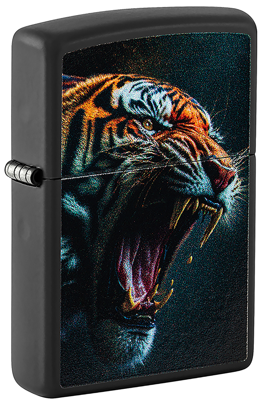 46241 Зажигалка ZIPPO Tiger Roar Design Black Matte