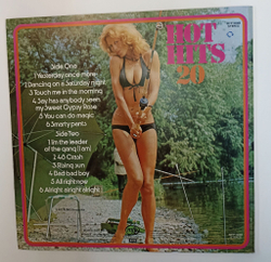 Винтажная виниловая пластинка LP Сборник Hot Hits 20 (UK 1973)