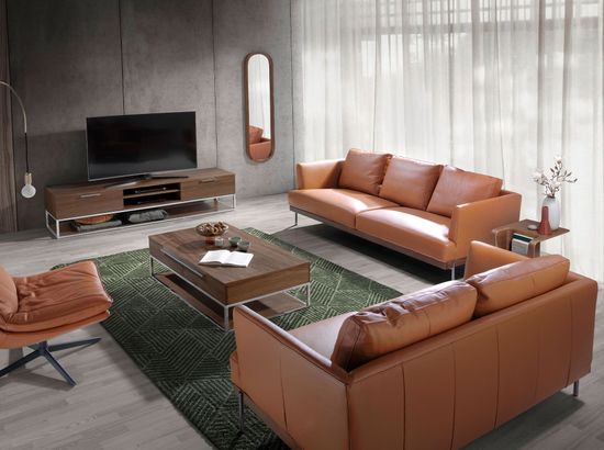 Угловой столик 2110/TT1355 из орехового дерева