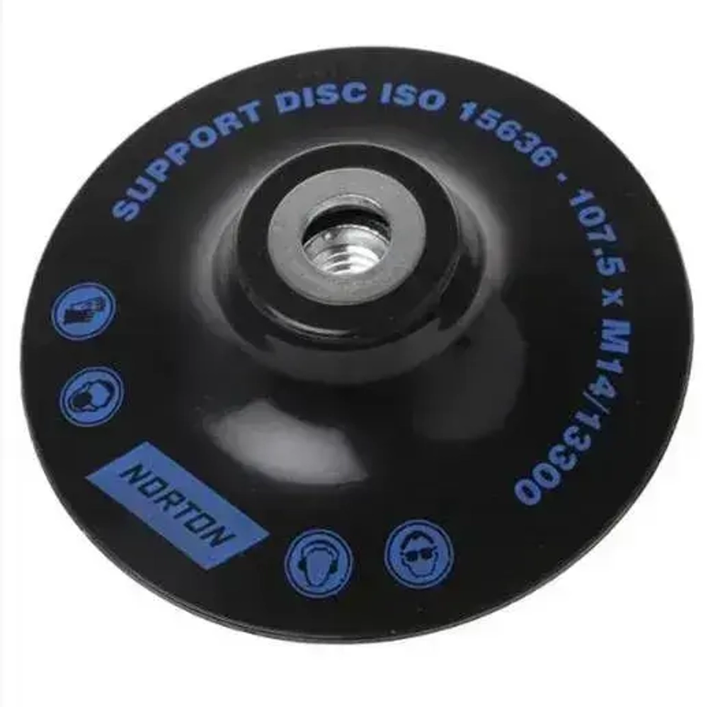 Опорная тарелка Norton на диски D115*22 M14 для фибровых дисков