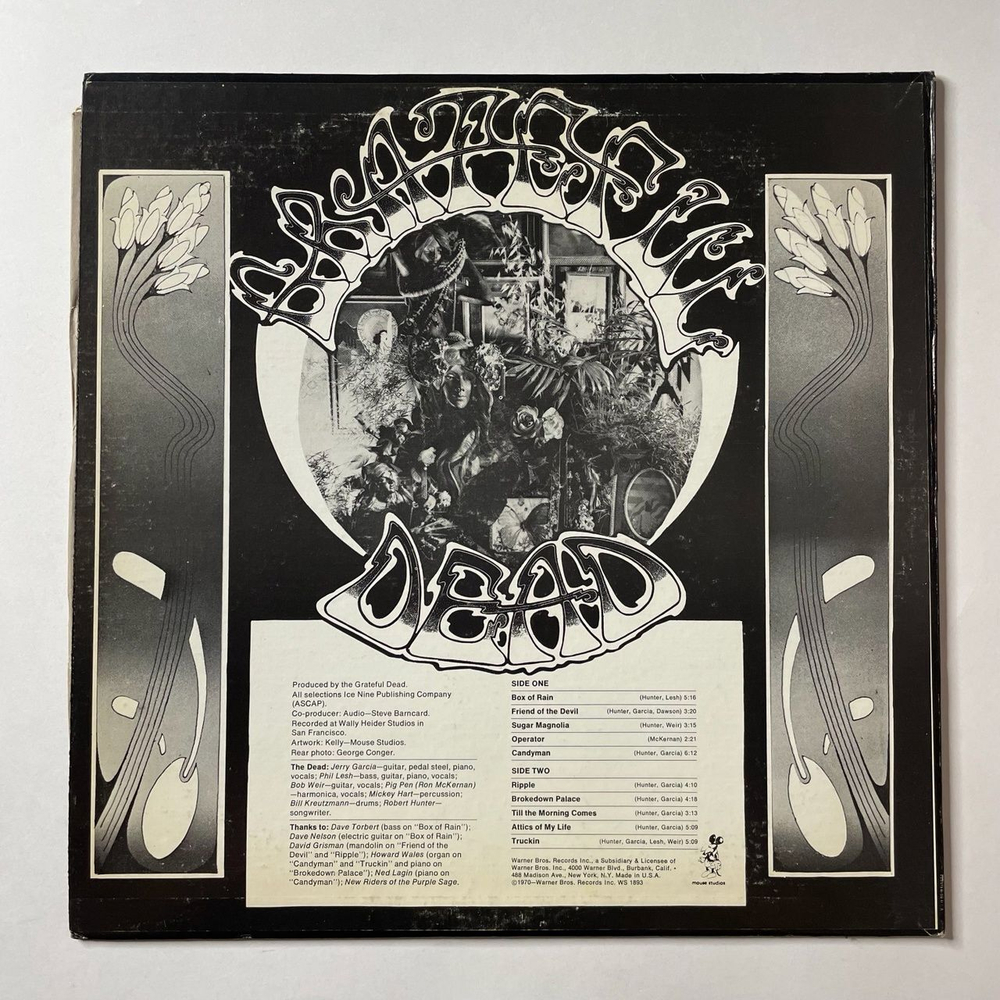 Винтажная виниловая пластинка LP The Grateful Dead American Beauty (USA 1976)