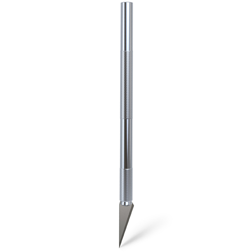 Нож-скальпель канцелярский Berlingo, металлический, 5 лезвий в комплекте