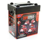 Набор Конструктор пожарных машин с отвёрткой 4шт пластиковая коробка 24,5*19,8*11,5см