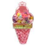 Набор д/создания укр. бисера и бусин "Мороженое barbie extra" 14*7*3см BEADSET-BEXICECR (Мультиарт)