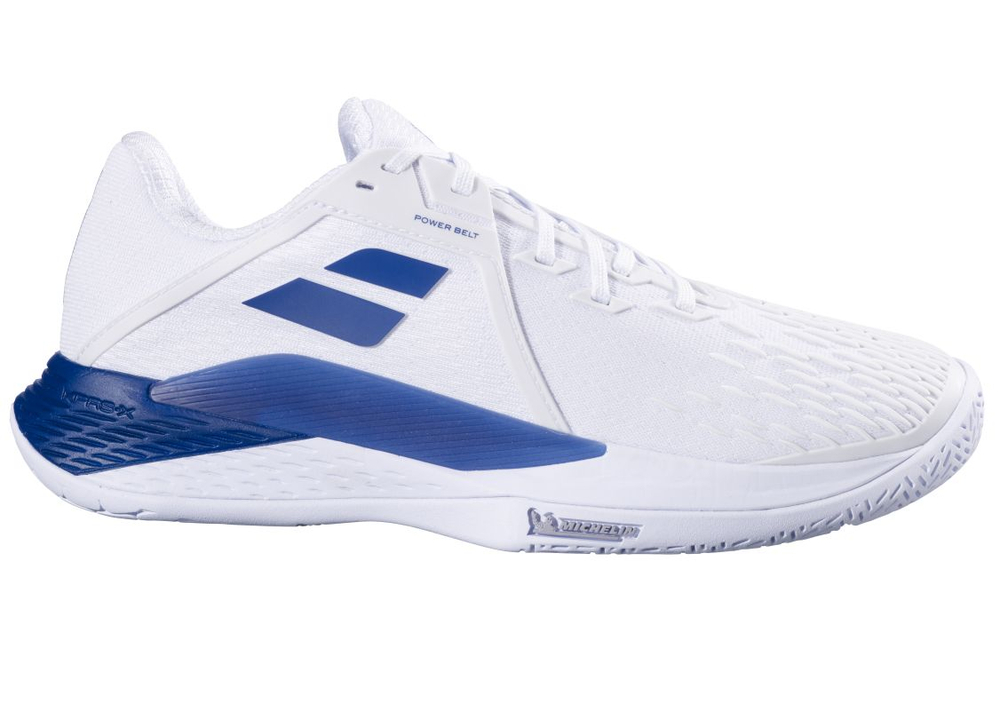 Теннисные кроссовки Babolat Propulse Fury 3 All Court - white/dark blue