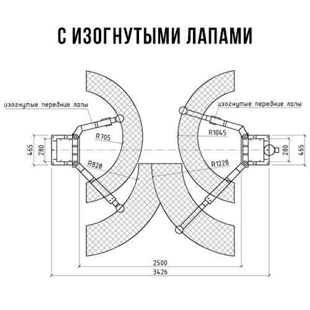 Двухстоечный автомобильный подъемник SYSTEM T4i