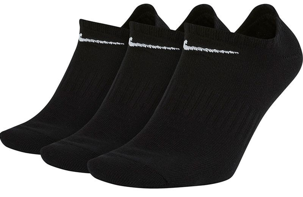 Теннисные носки Nike Everyday Cotton Lightweight No Show 3P - black/white