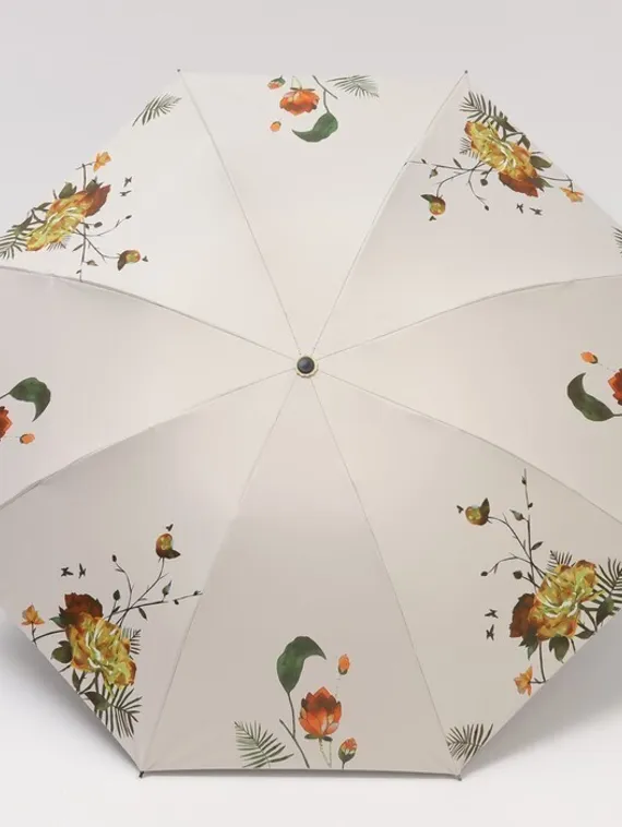 Зонт механический «Нежные цветы», 4 сложения, 8 спиц, R = 49 см, цвет МИКС