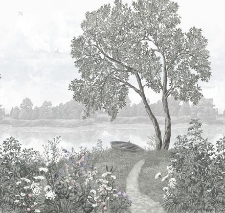 Пейзаж Берег Лоймины панно