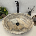 Раковина из оникса Erozy Grey EO-62226 51*39*15 0096