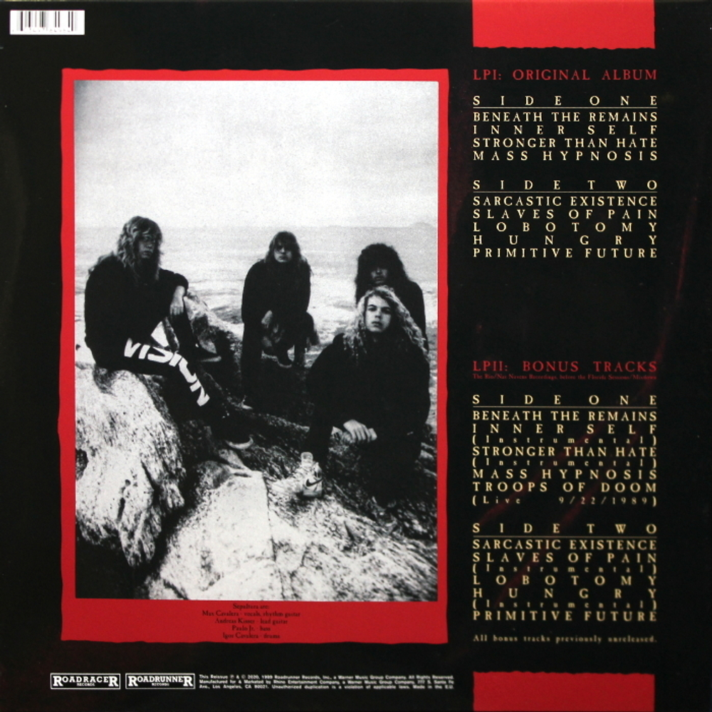 Sepultura / Beneath The Remains (Deluxe Edition)(2LP)