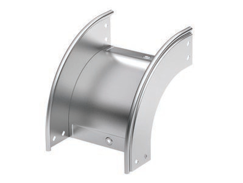 Угол CD 90 вертикальный внеш. 90° 600/100 в комплекте с крепежными элементами и соединительными пластинами, необходимыми длямонтажа, горячеоцинкованный