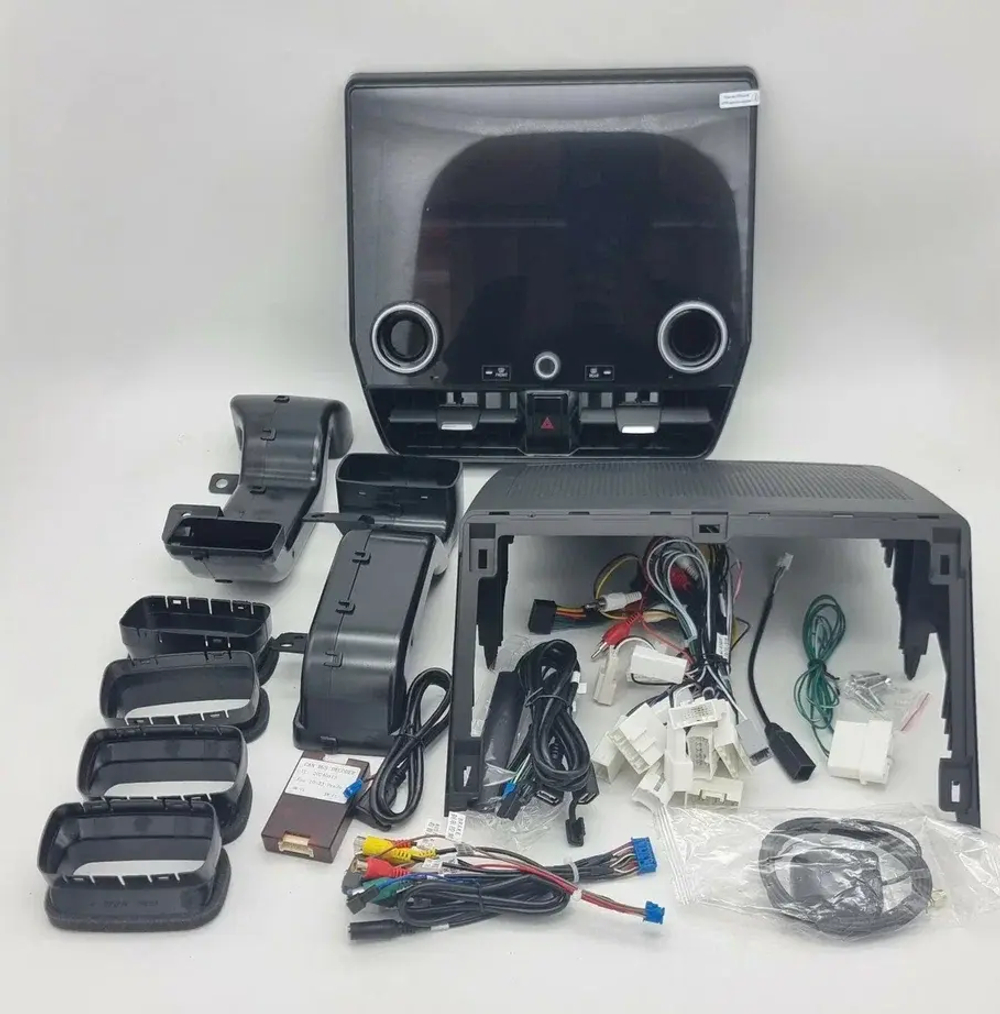 Магнитола для Toyota Land Cruiser Prado 150 2009-2013 (низкая комплектация) - Carmedia HP-T1203-09L на Android 12, 8Гб+128Гб, 4G SIM-слот, CarPlay