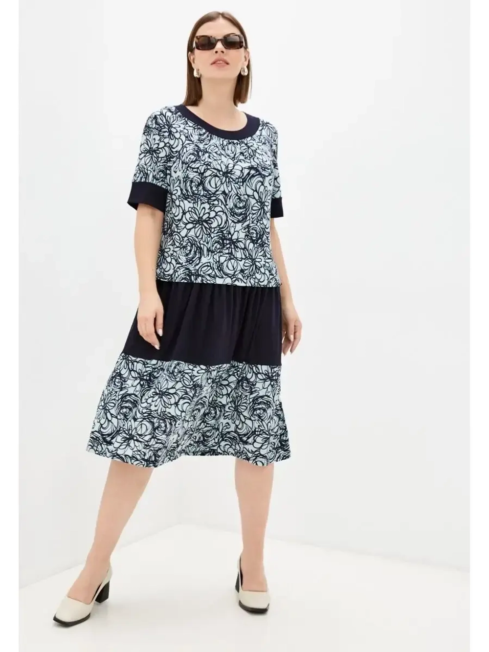 Платье летнее трикотаж "масло"