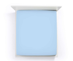 Простыня на резинке 140x190-160x220 Formesse Bella Donna Premium 0522 Light Blue