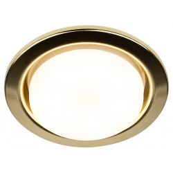 Встраиваемый светильник под лампу GX53 ЭРА KL35 GD /1 (к) 220V, 13W, золото