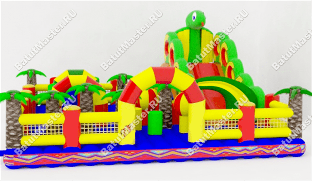 Надувной батут "В джунглях"