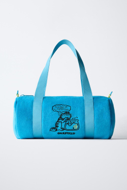 ZARA СУМКА-БОУЛИНГ GARFIELD © PAWS INC, СИНИЙ