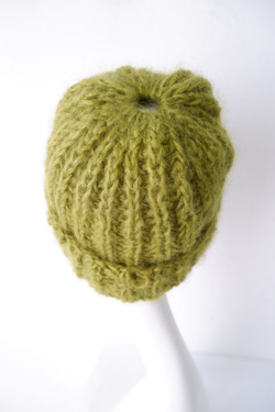 Шапка теплая вязаная