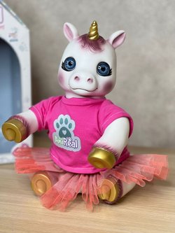 Игрушка мягконабивная 35см AniReal Единорожка (60105)